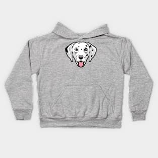 Dalmatian dog firefighter dog Kids Hoodie